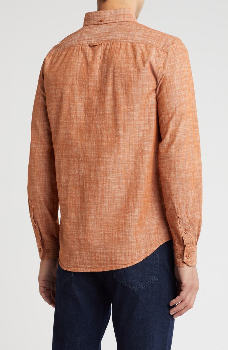 Ben Sherman Cotton Chambray Button-Up Shirt, Alternate, color, Caramel