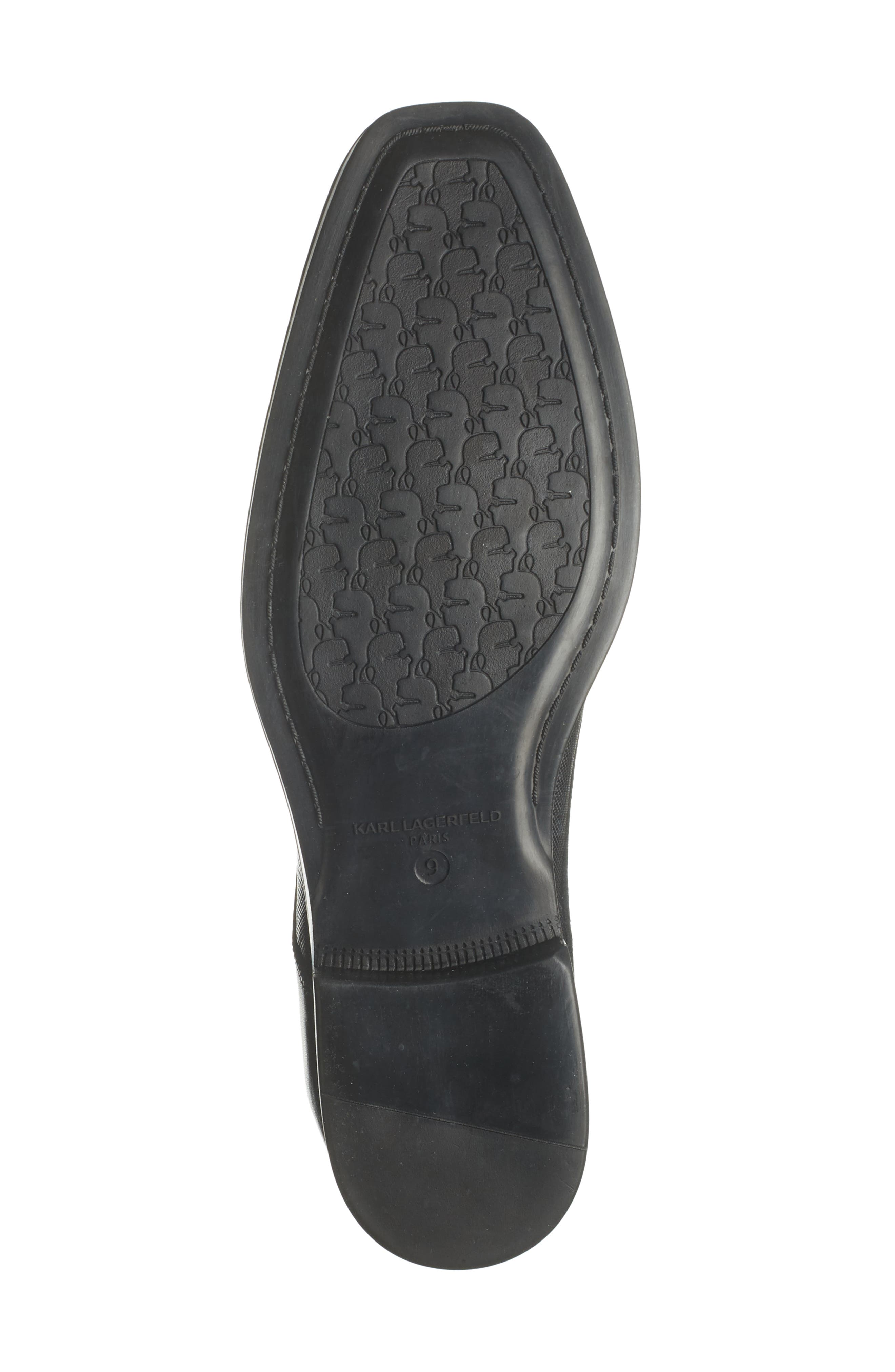 KARL LAGERFELD PARIS Leather Cap Toe Derby, Alternate, color, 