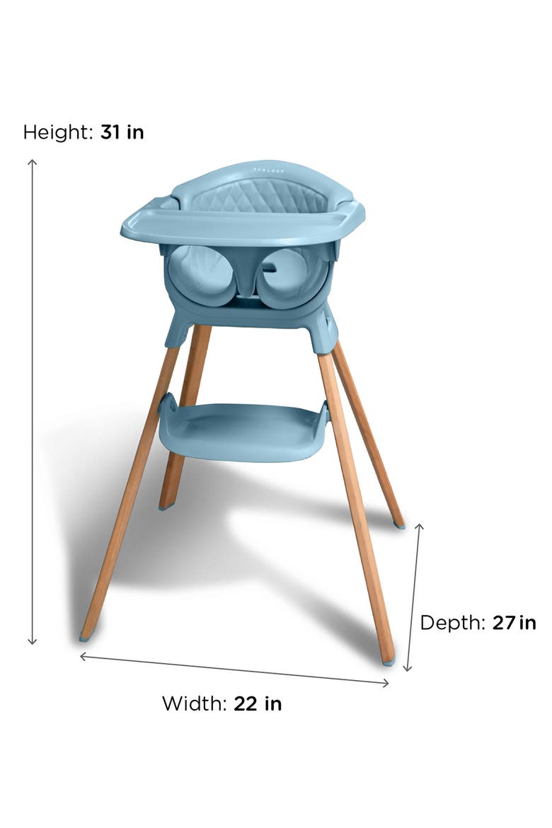 3-in-1 High Chair, Alternate, color, NANTUCKET BLUE