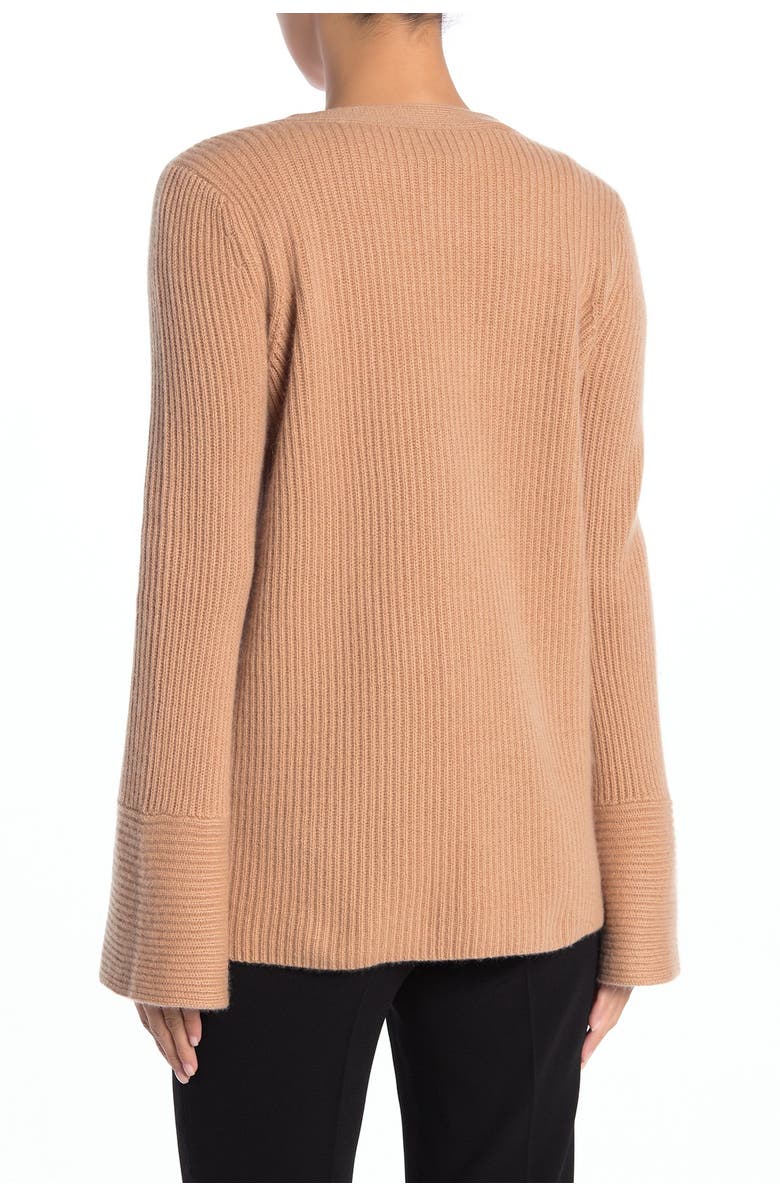 Magaschoni Bell Cuff Cashmere Cardigan, Alternate, color, 