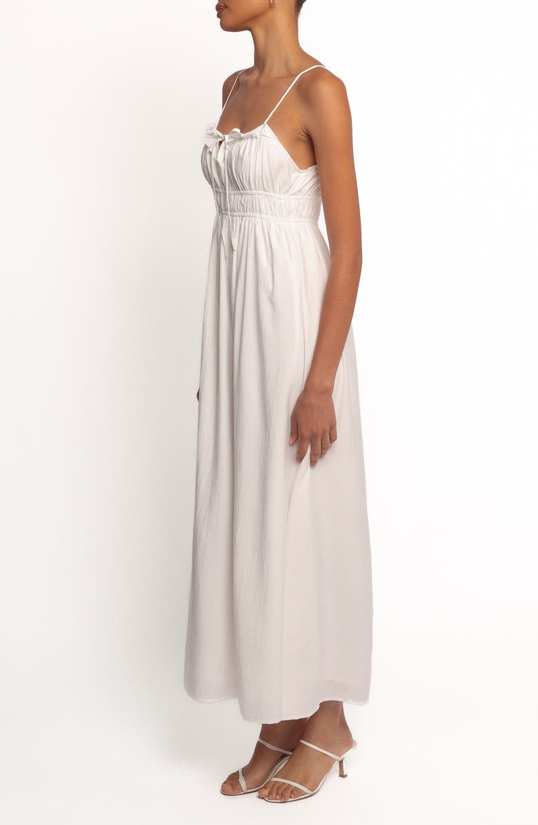 Petal & Pup Ceres Front Tie Maxi Dress, Alternate, color, White
