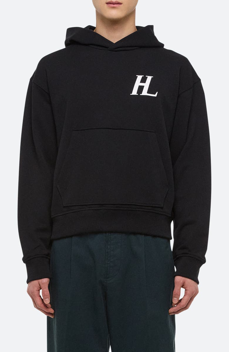 Helmut Lang Capsule Logo Graphic Hoodie, Main, color, 