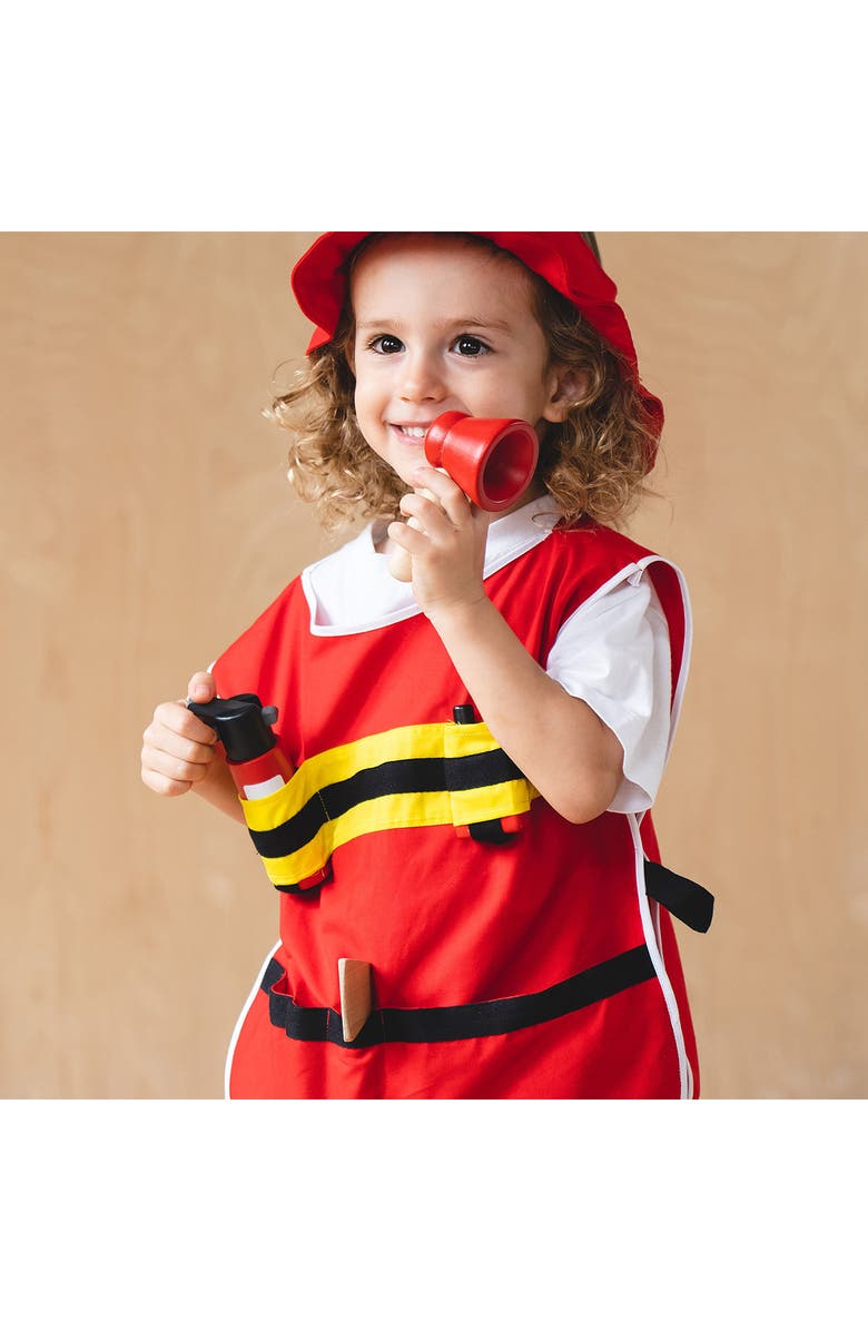 PlanToys<sup>®</sup> Fire Fighter Play Set, Alternate, color, Red