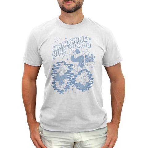 Men's SpongeBob SquarePants Handsome Squidward  Graphic T-Shirt