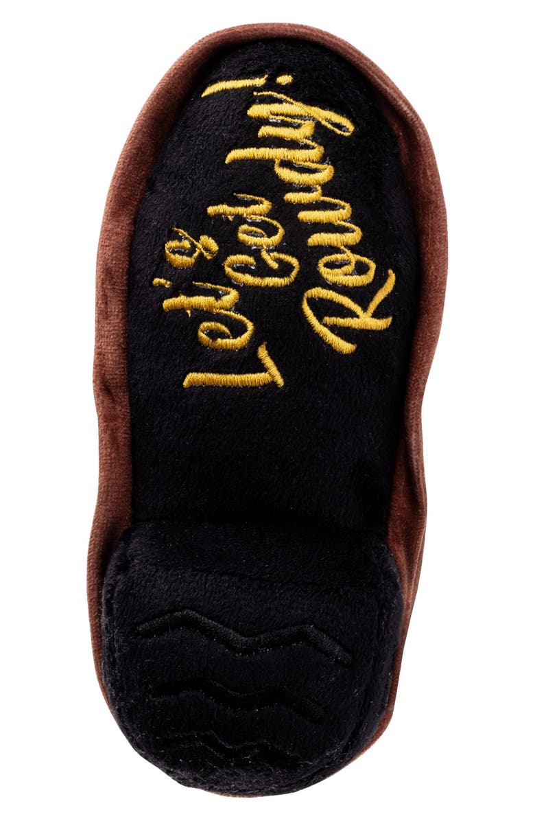 Haute Diggity Dog Cowboy Boot Squeaker Dog Toy, Alternate, color, Brown