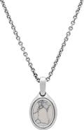John Varvatos Artisan Howlite Pendant Sterling Silver Necklace
