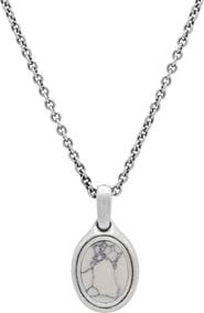 John Varvatos Artisan Howlite Pendant Sterling Silver Necklace