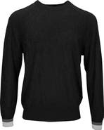 Lords of Harlech Colin Jacquard Merino Wool Paisley Sweater