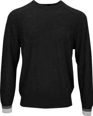 Lords of Harlech Colin Jacquard Merino Wool Paisley Sweater