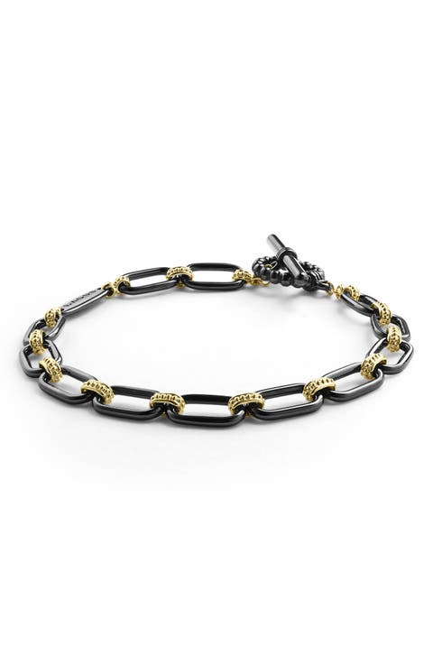 Signature Caviar Ceramic Link Bracelet