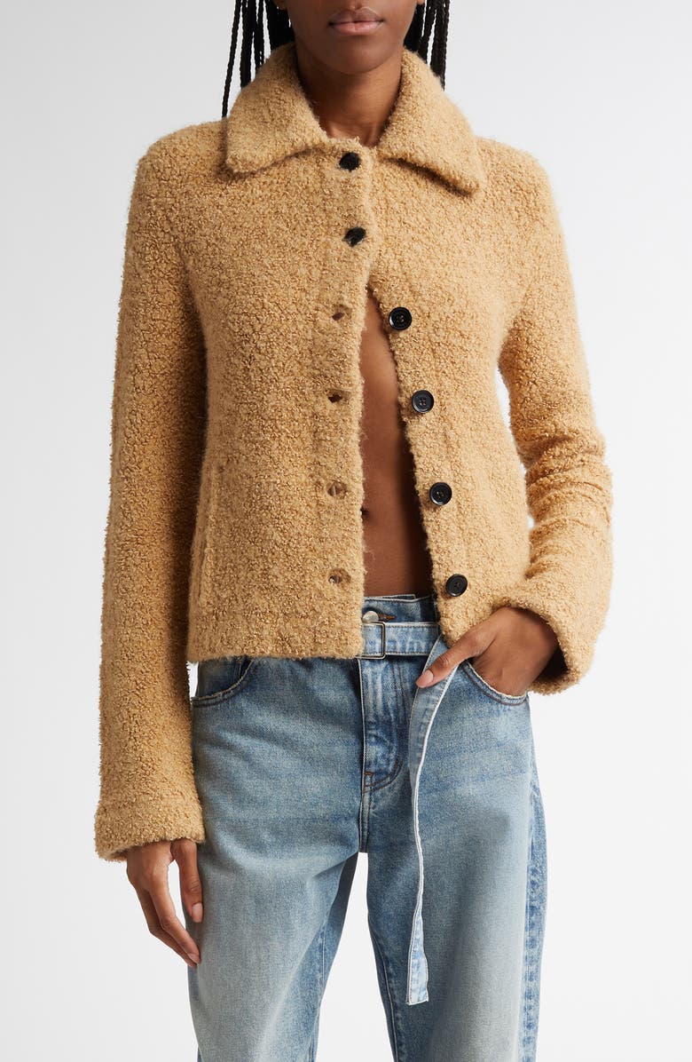 Proenza Schouler Sylvie Bouclé Knit Jacket, Main, color, 