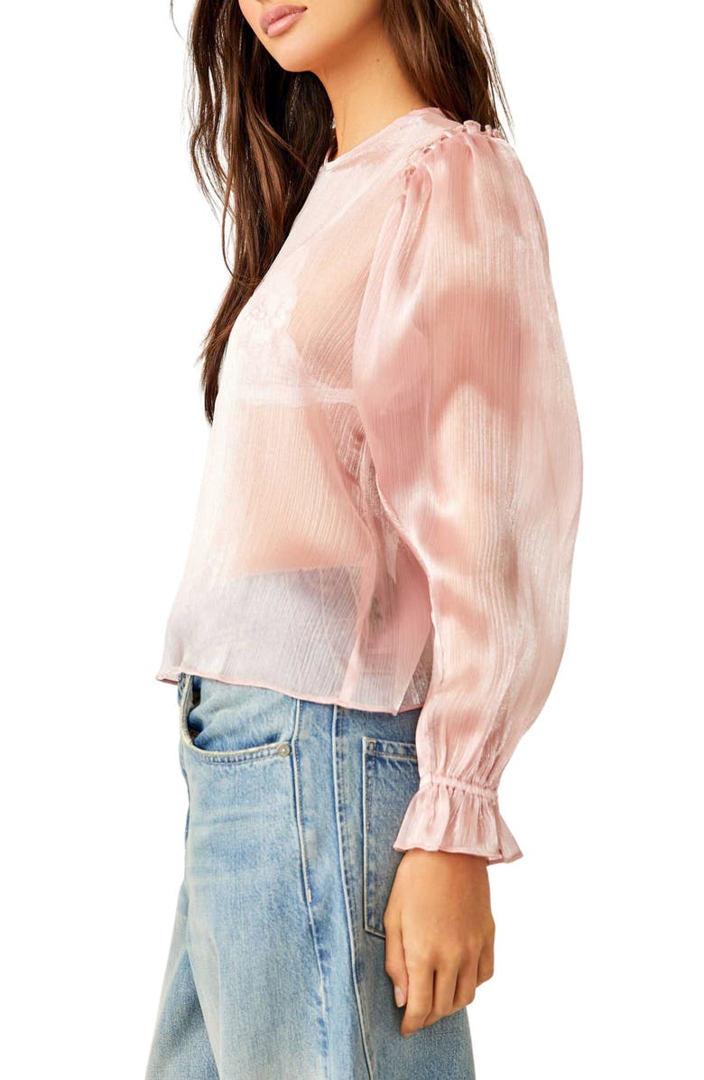 Free People Freya Frost Top, Alternate, color, Pale Pink