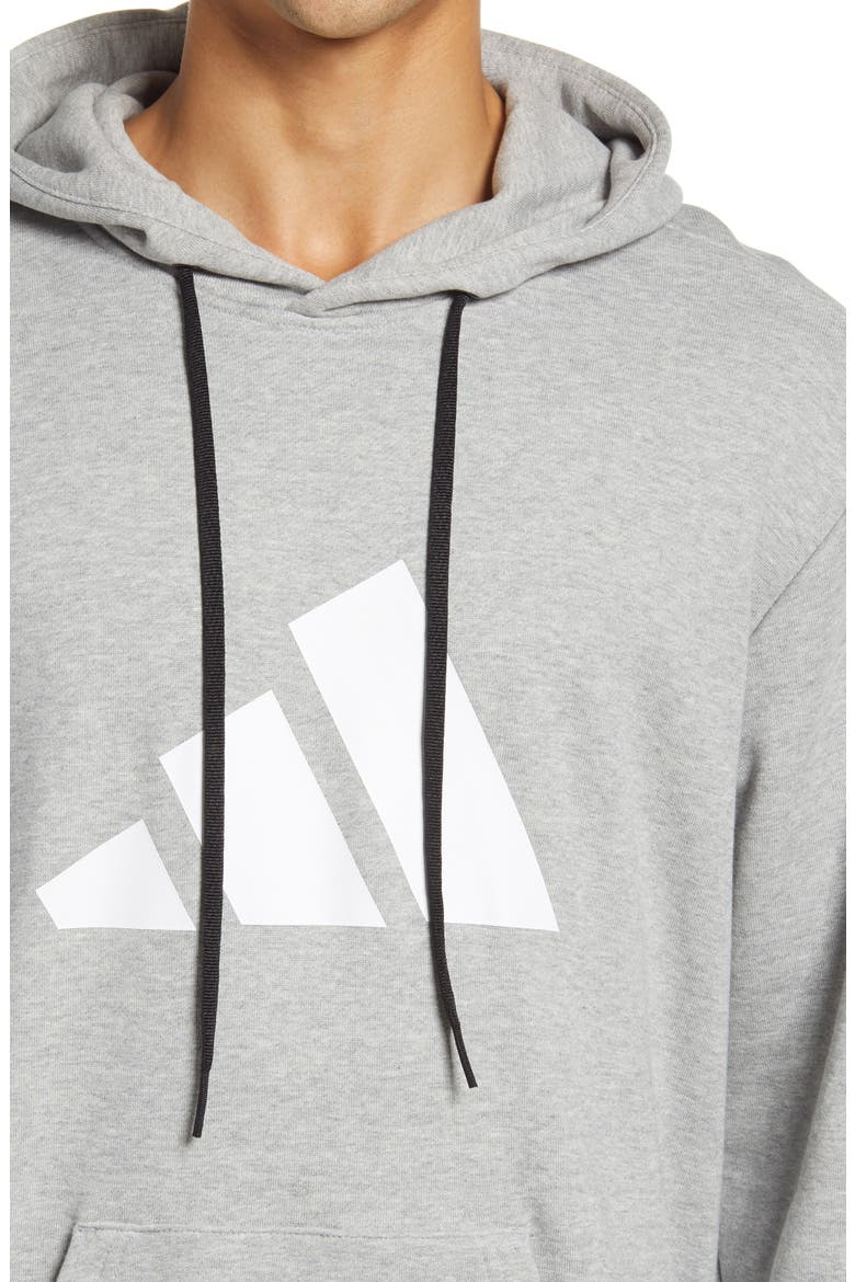 Sportswear Future Icons Logo Primegreen Hooded Sweatshirt, Alternate, color, MEDIUM GREY HEATHER