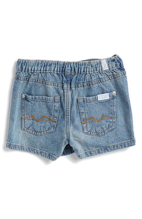 7 FOR ALL MANKIND 7 FOR ALL MANKIND KIDS' LETTUCE EDGE T-SHIRT & DENIM SHORT SET 