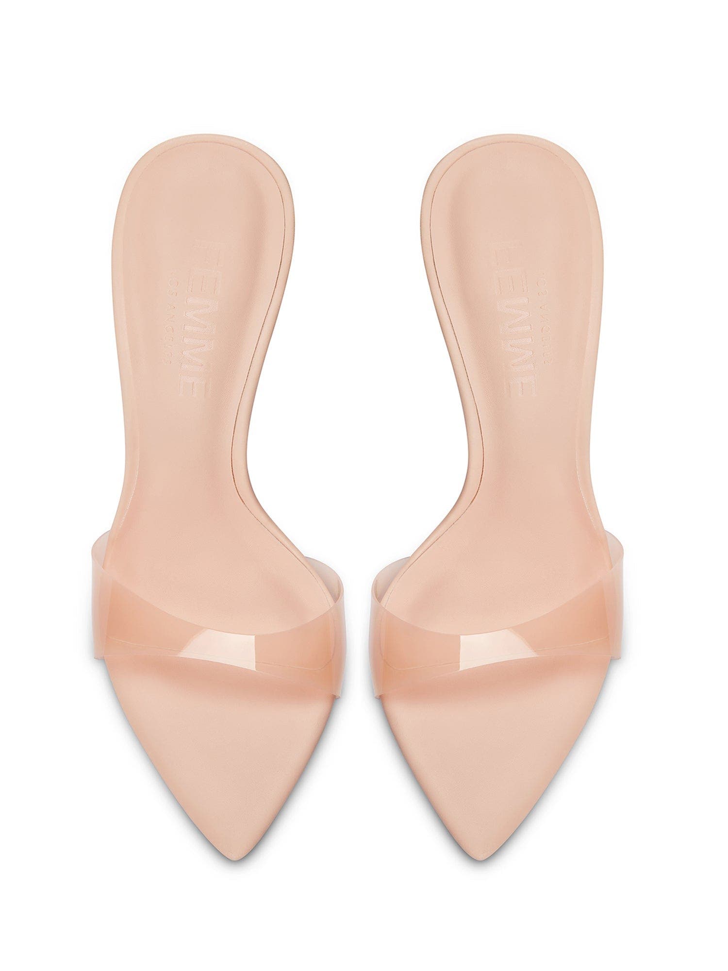 Whiskey PVC Mule, Alternate, color, Peach