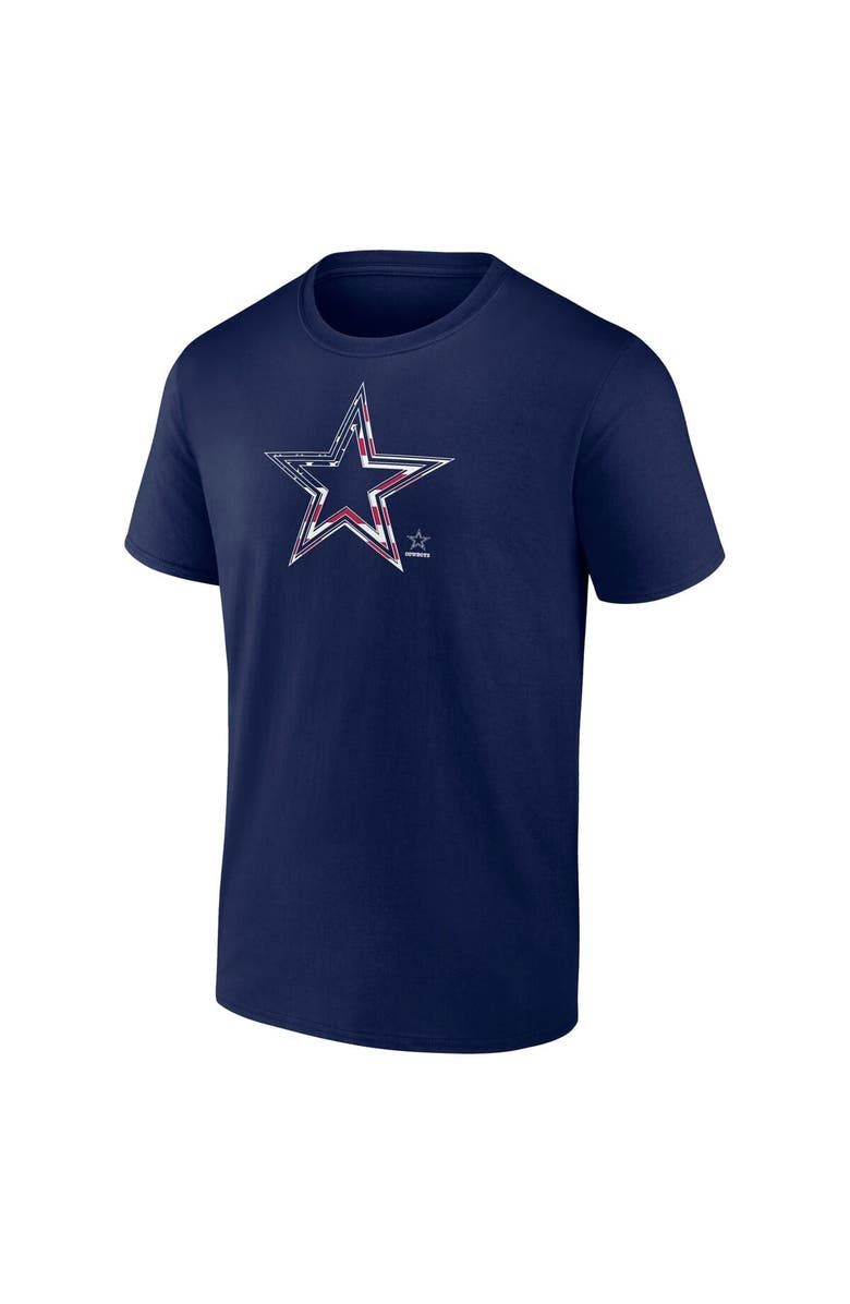 FANATICS Men's Fanatics Navy Dallas Cowboys Americana T-Shirt, Alternate, color, Navy