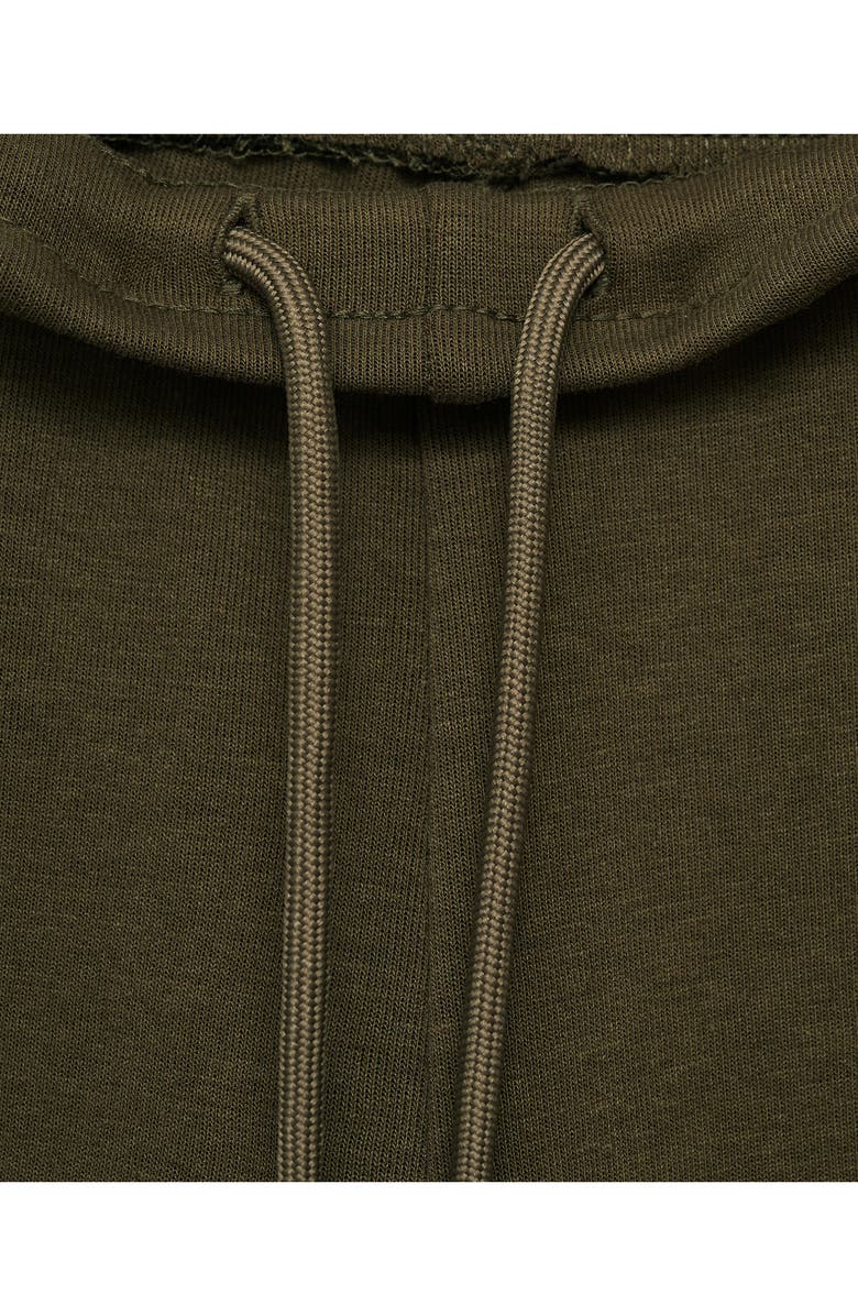 MANGO Knit Drawstring Pants, Alternate, color, Olive Green