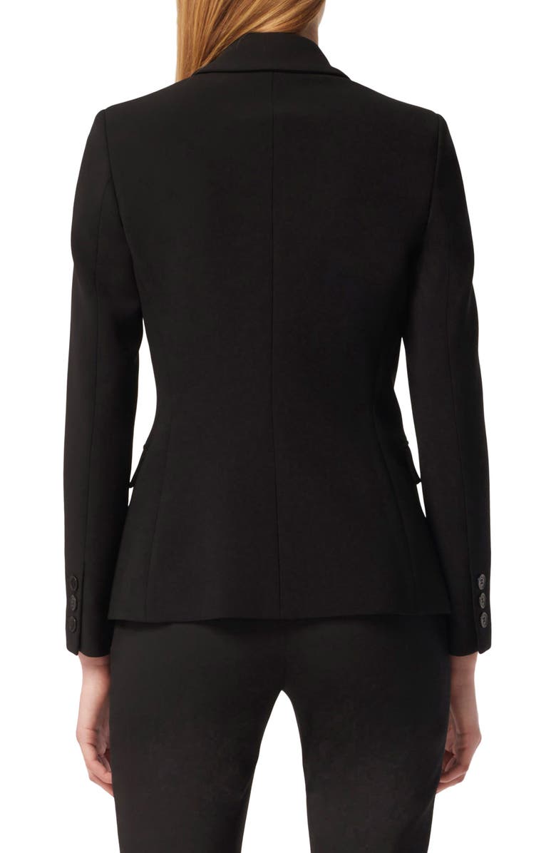 Altuzarra Indiana Double Breasted Twill Blazer, Alternate, color, 000001 Black