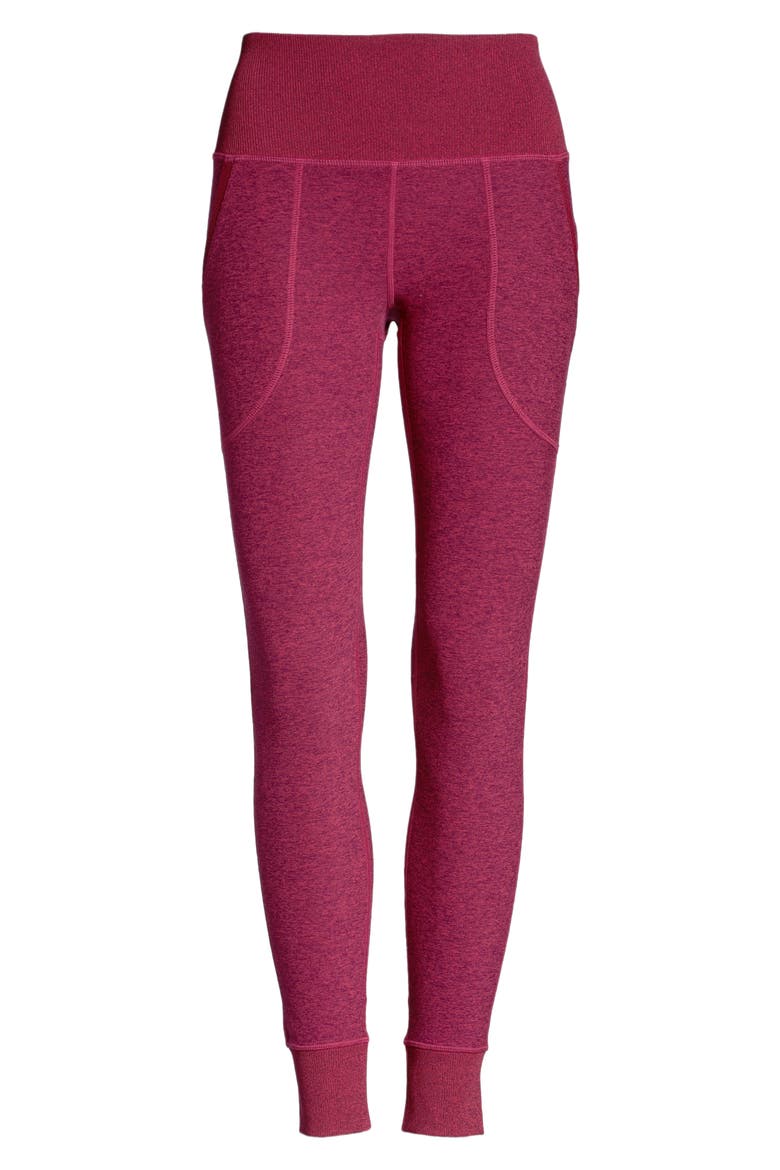 Restore Soft Pocket Leggings, Alternate, color, PURPLE CLARET
