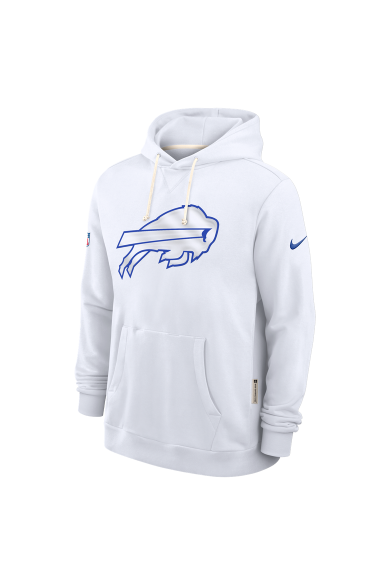 Men's Nike  White Buffalo Bills Rivalries Collection Standard Issue Sideline Pullover Hoodie, Alternate, color, White