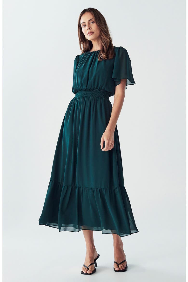 Casalla Midi Dress, Alternate, color, Emerald