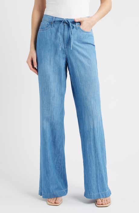Teresa Drawstring Waist Wide Leg Pants