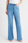 NYDJ Teresa Drawstring Waist Wide Leg Pants