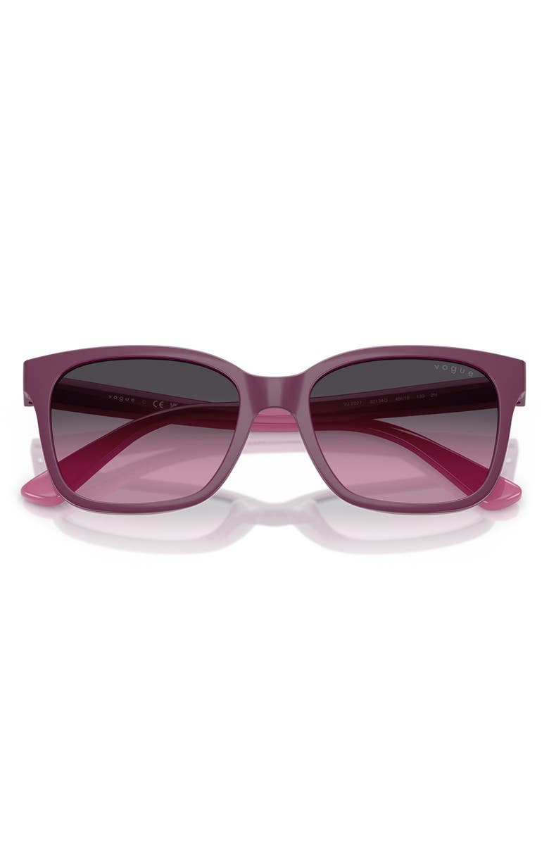 VOGUE 49mm Rectangular Sunglasses, Alternate, color, Purple