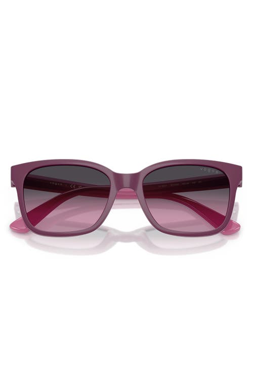 Vogue 49mm Rectangular Sunglasses In Purple
