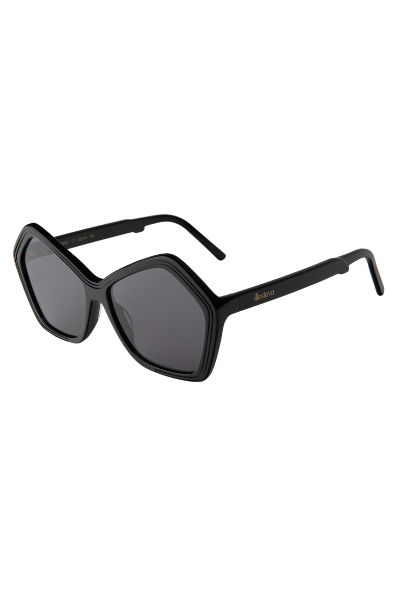 Barbra Sunglasses, Alternate, color, Black / Grey