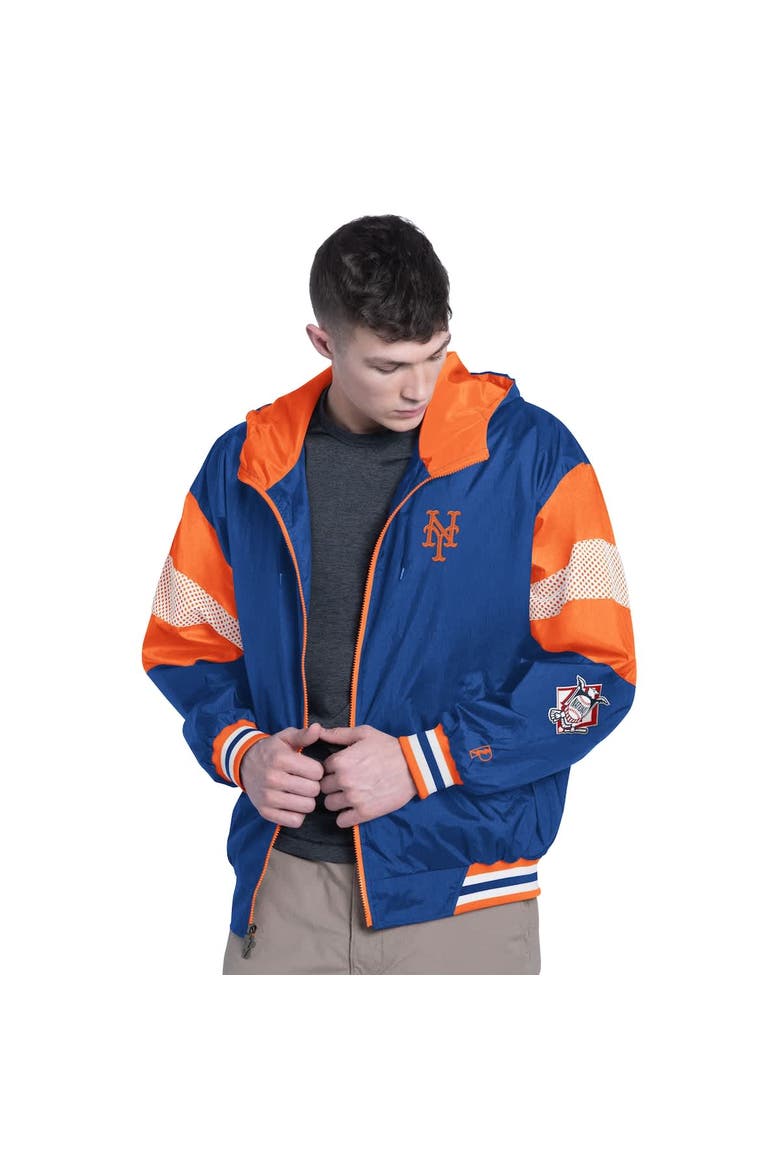 Men's Pro Player Royal/Orange New York Mets Legacy Lightweight Full-Zip Hooded Jacket, Main, color, Royal