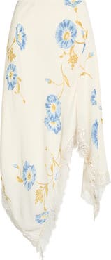 Reformation Liliana Lace Handkerchief Hem Skirt