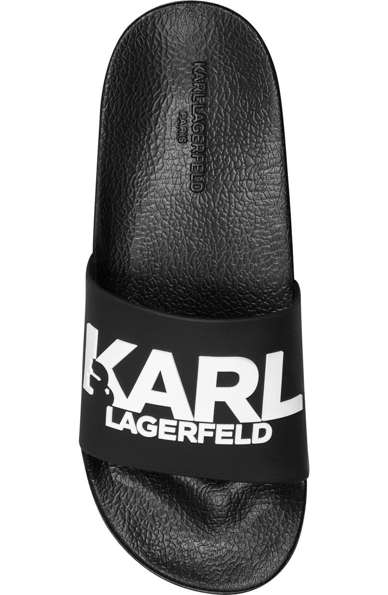 KARL LAGERFELD PARIS Perrin Slide Sandal, Alternate, color, Black