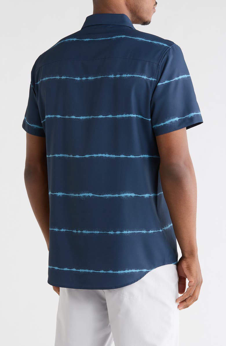 TravisMathew Sundaze Short Sleeve Button-Up Shirt, Alternate, color, Total Eclipse