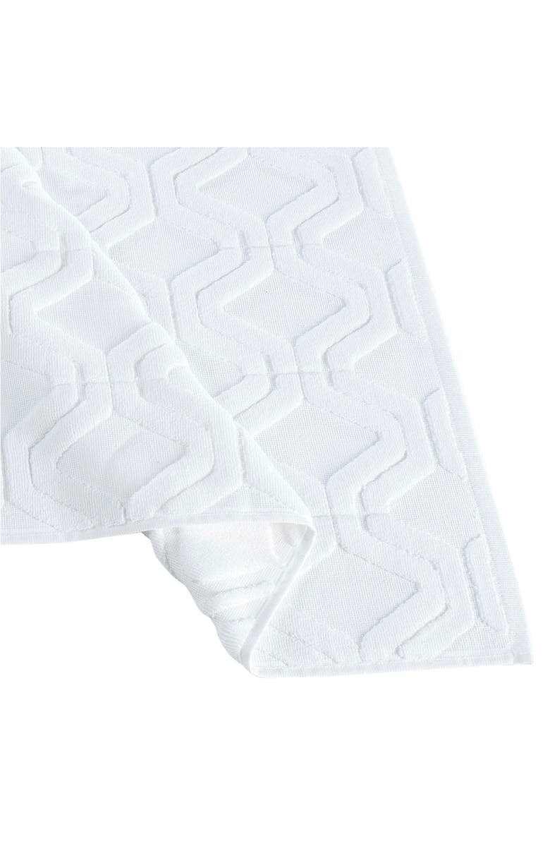 Brooks Brothers Large Square Turkish Cotton Bath Towel, Alternate, color, White