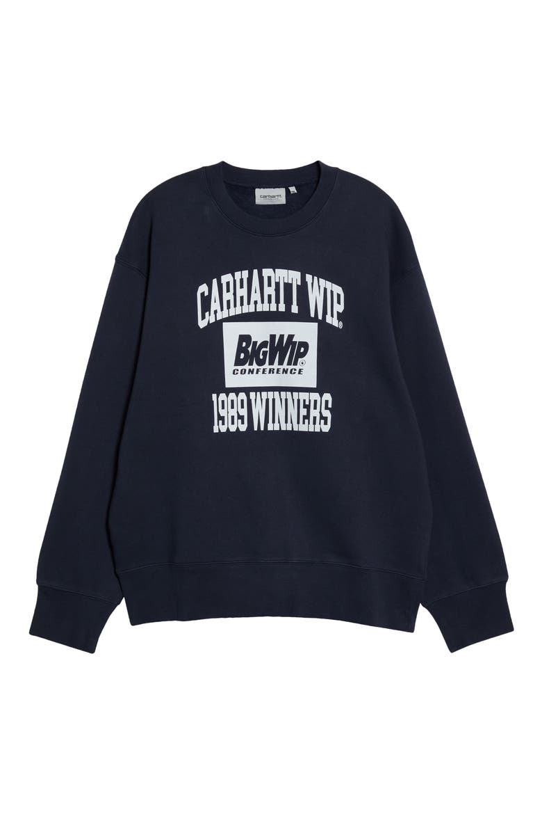 1989 Winners Sweatshirt, Main, color, DARK NAVY (HEAVY STONE WASH)