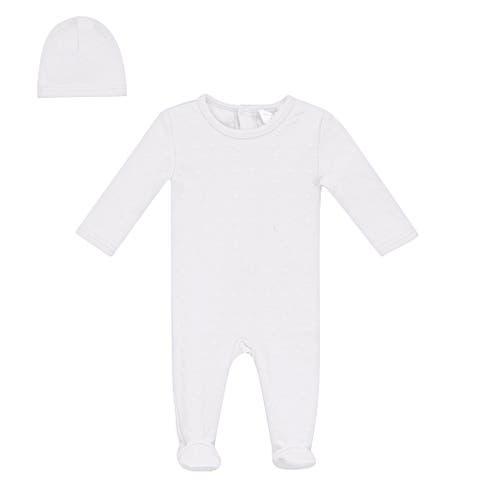 Back Snap Puff Print Romper with Hat (Baby)