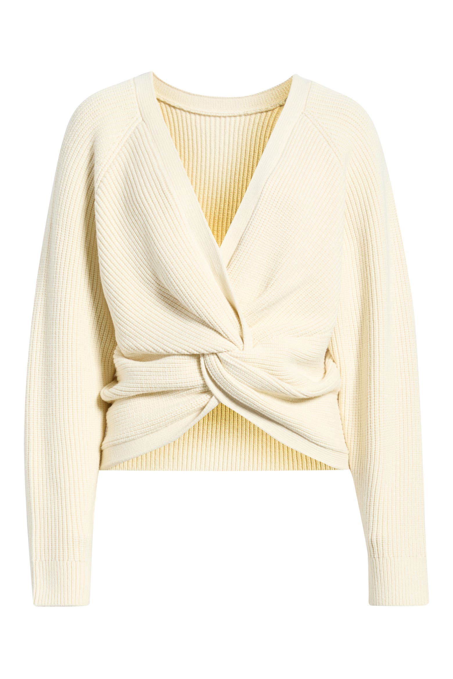 Open Edit Softluxe Twist Reversible Sweater