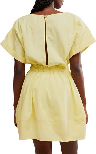 Full Time Fun Cotton Poplin Minidress