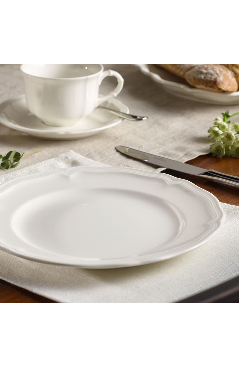 Villeroy & Boch Manoir Salad Plate, Alternate, color, White