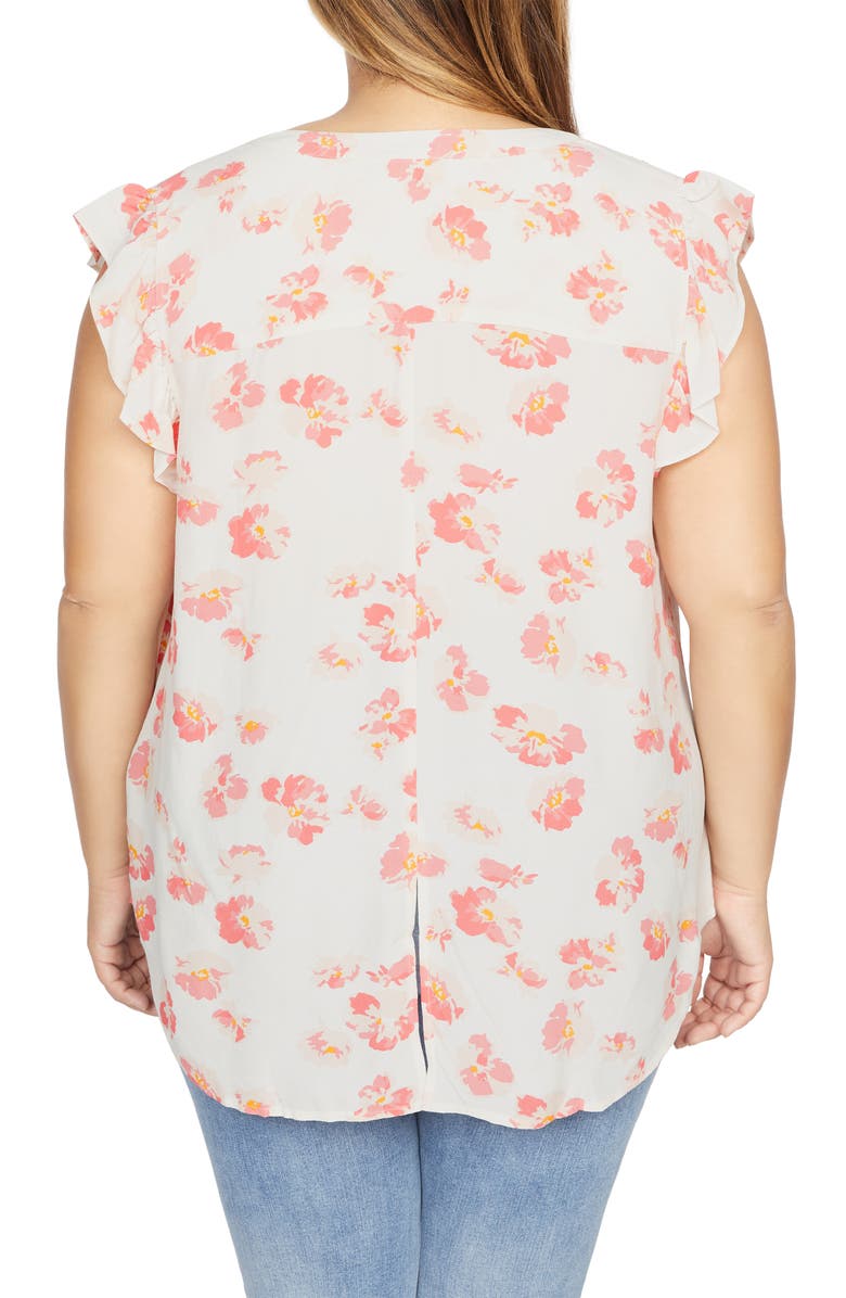 Sanctuary Firefly Floral Blouse, Alternate, color, 