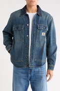 Carhartt Work In Progress Oakland Cotton Denim Shirt Jacket