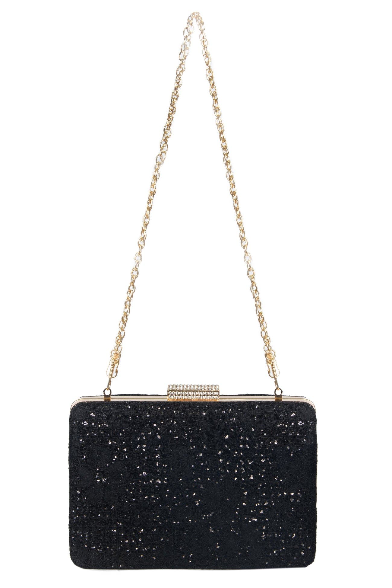 Lauren Lorraine Donna Clutch, Main, color, Black