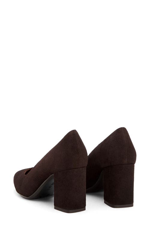 Aquatalia Peony Pointed Toe Pump In Espresso