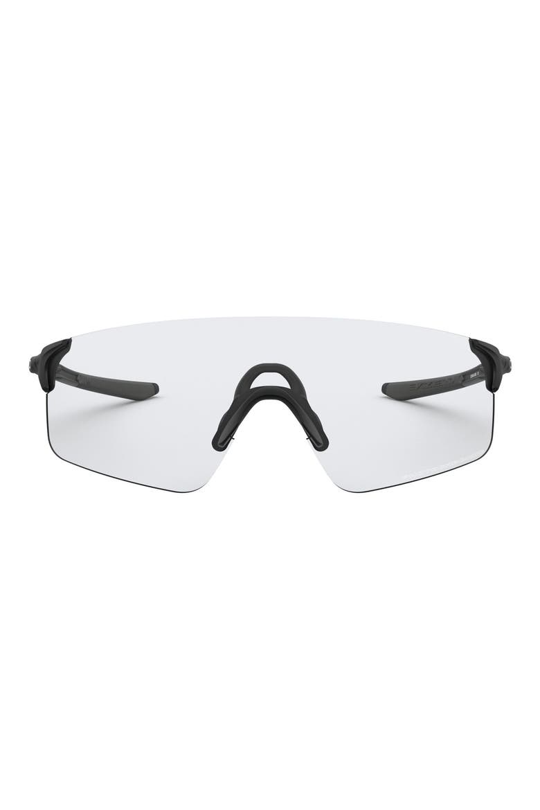EVZero™ Blades 155mm Photochromatic Rimless Shield Sunglasses, Main, color, RUBBER BLACK/ PHOTOCHROMIC