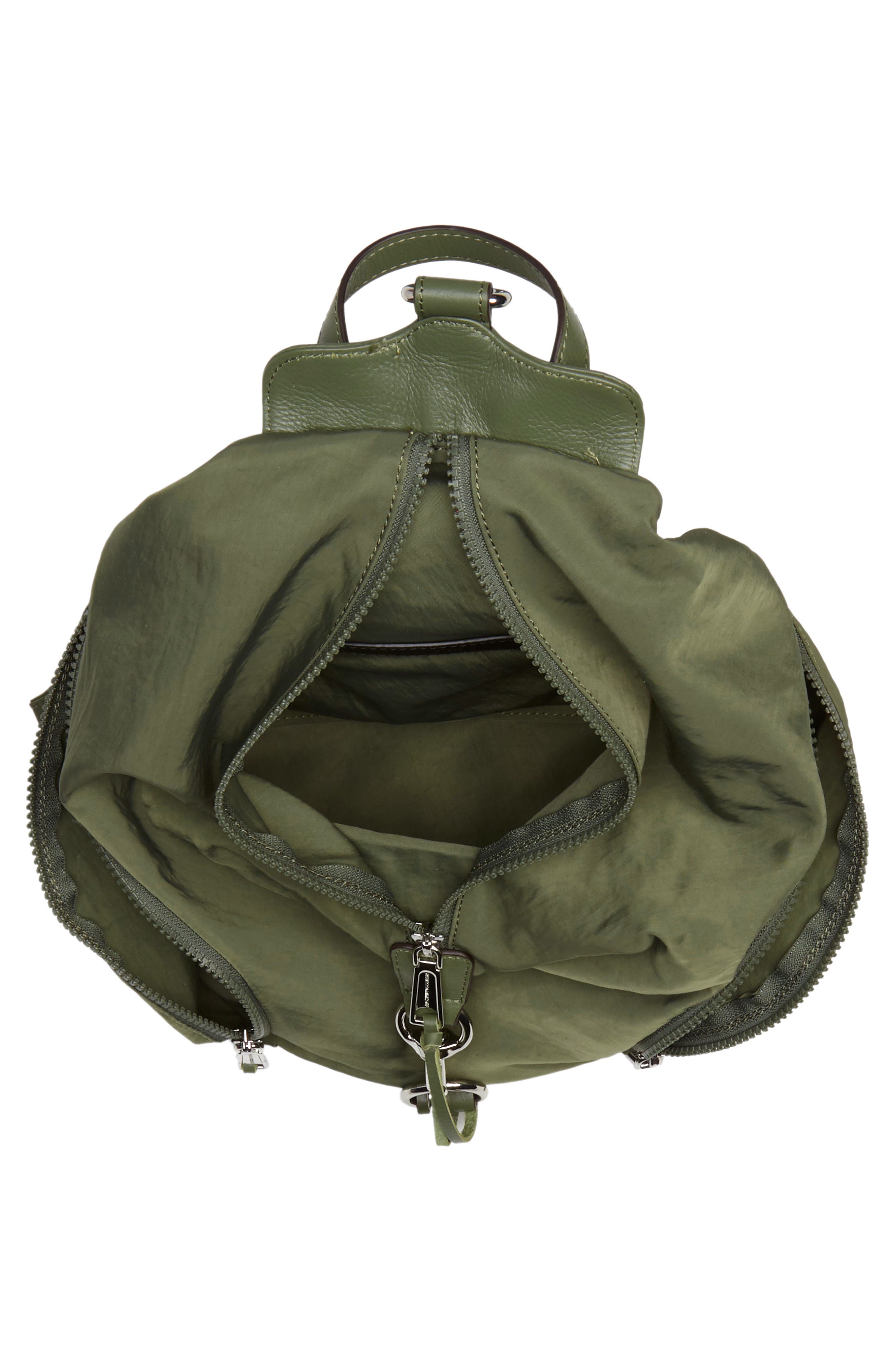 Julian Nylon Backpack, Alternate, color, OLIVE