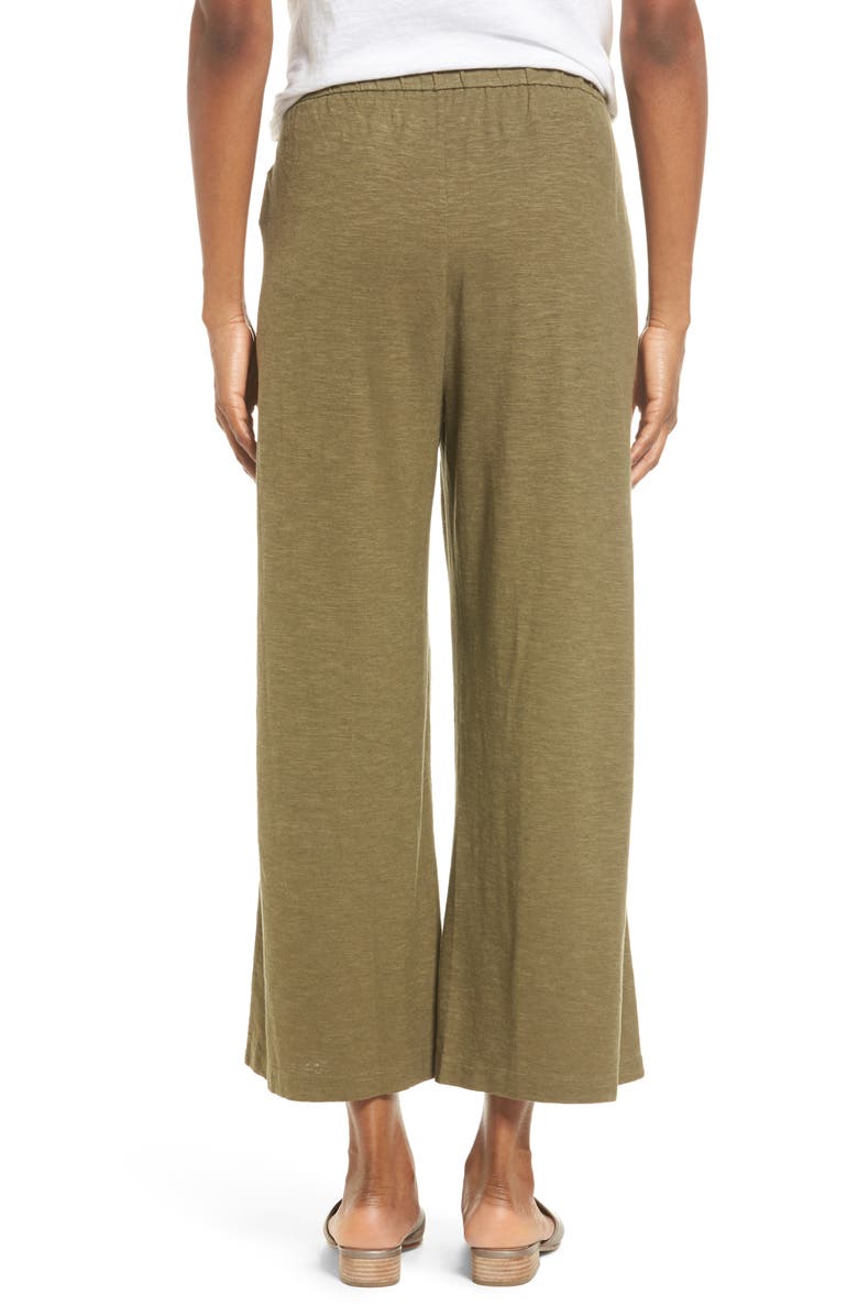 Eileen Fisher Hemp & Organic Cotton Wide Leg Pants, Alternate, color,
