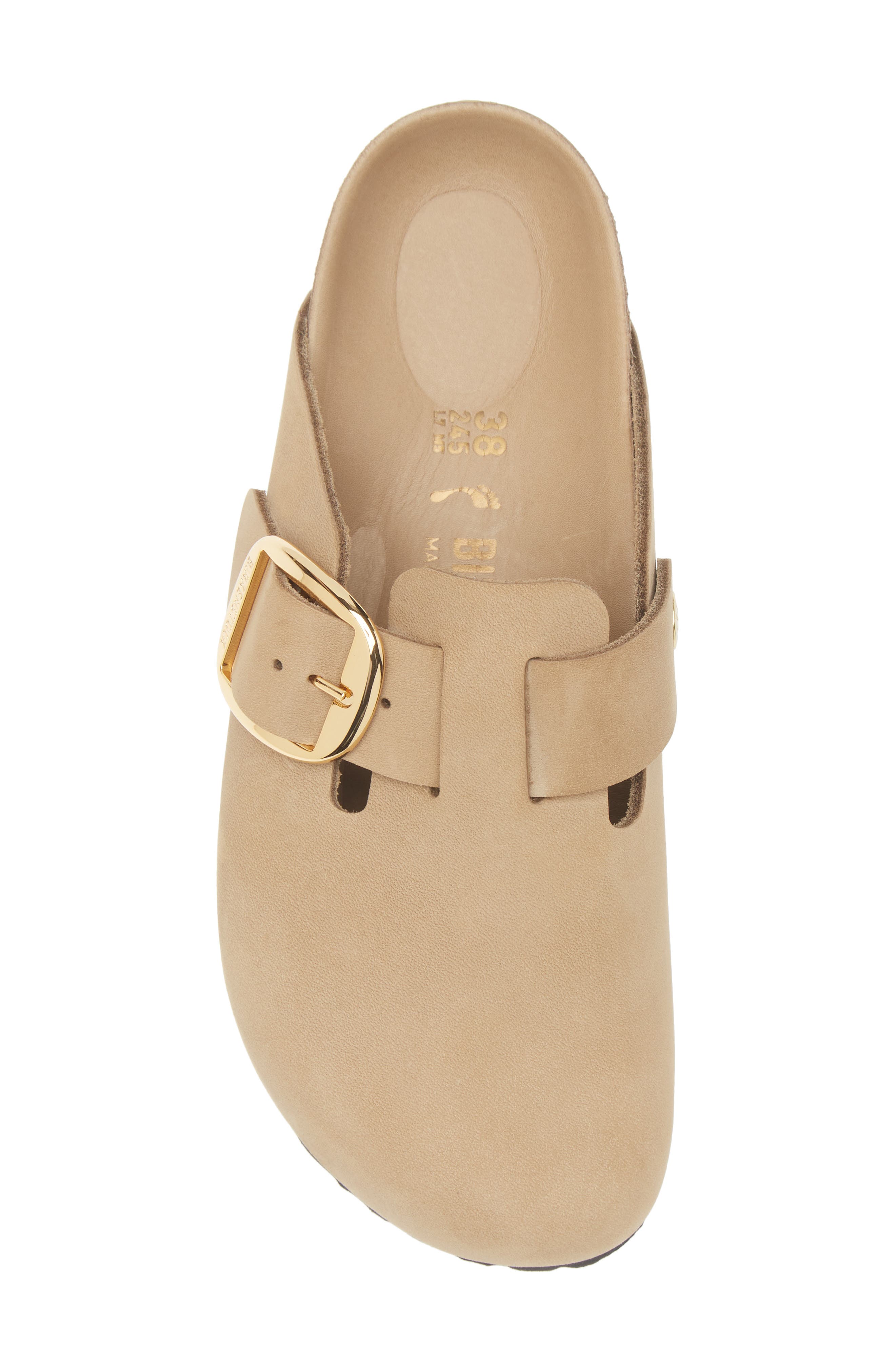 Boston Big Buckle Clog, Alternate, color, TOBACCO BROWN