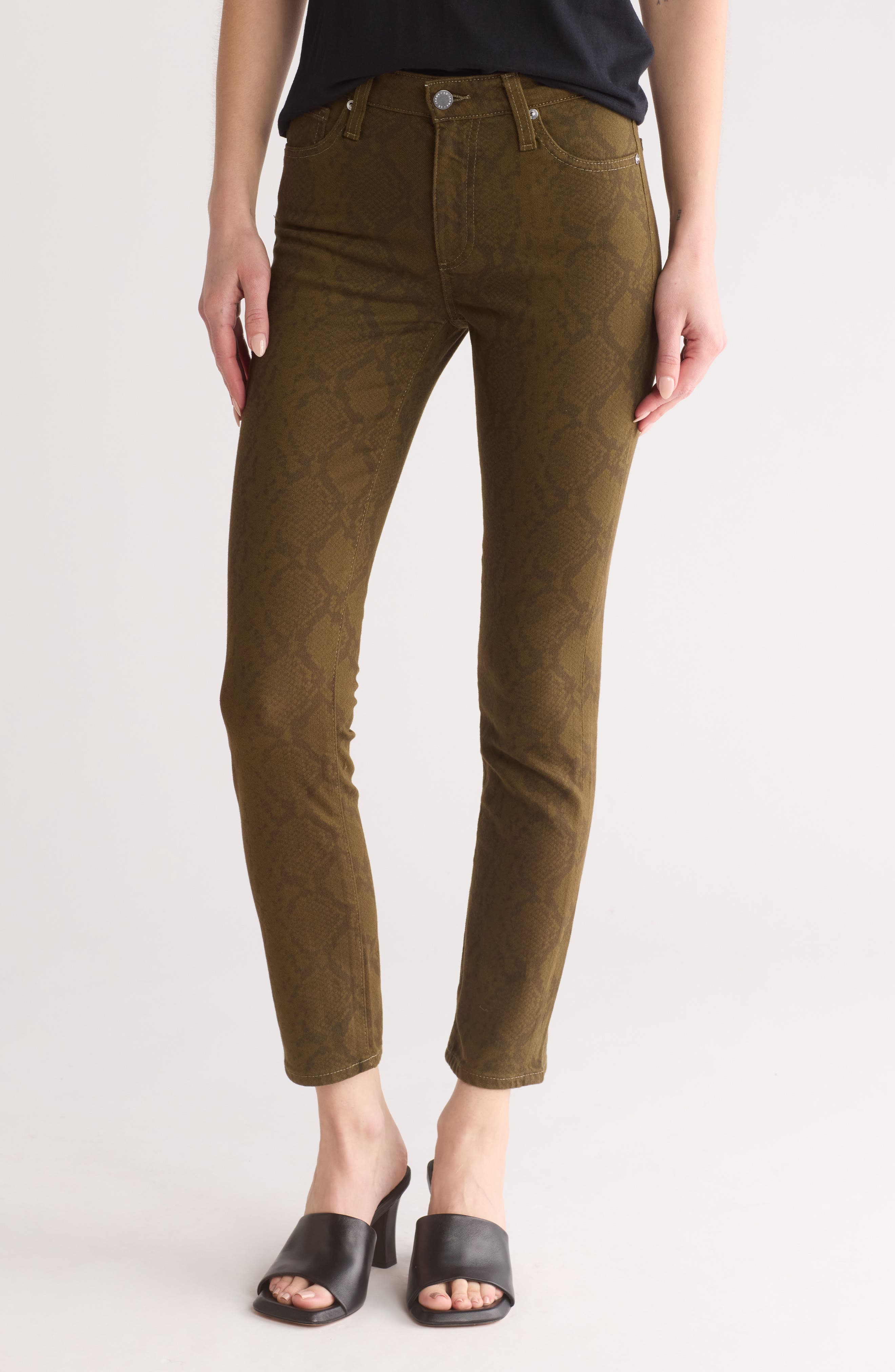 AG Mari High Waist Slim Straight Leg Jeans