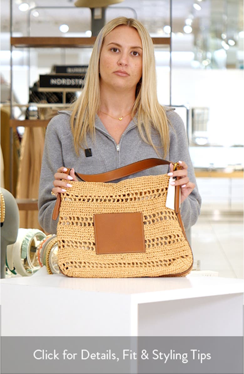 Straw Shoulder Bag, sales video thumbnail